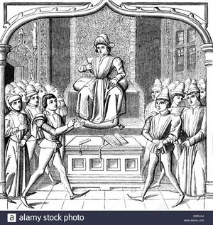 Justice-courtroom-scenes-medieval-court-proceedings-etching-15th-century-DDRJAJ.jpg