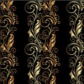 Golden floral borders ornaments seamless vector 588136.jpg